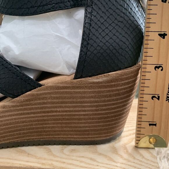 Dr. Scholl's Shoes Women's Long Island Ankle Straps Black Sandal Size 10 Medium - Picture 17 of 17